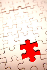 Fototapeta premium Jigsaw puzzle
