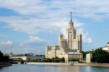 Moscow city in summer day
