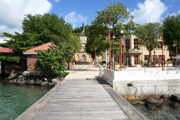 Fototapeta premium Ponton à Sainte-Anne, Martinique