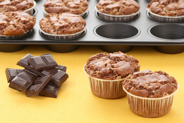 chocolate muffins