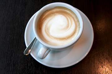 Coffee with foam