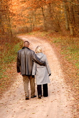 Couple walk