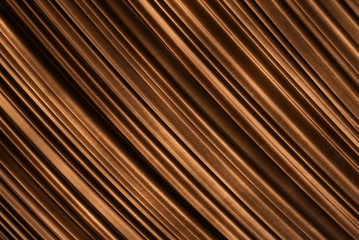 Diagonal texture of brown curtain