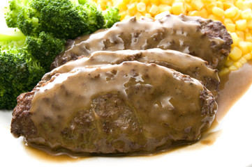 salisbury steak dinner