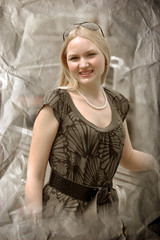 Fototapeta premium blonde girl