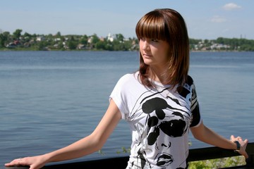 Fototapeta premium Russian girl