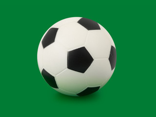 Soccer ball on green