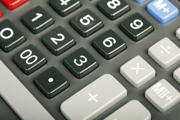 calculator close-up