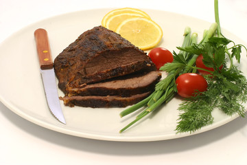 meat with vegetables