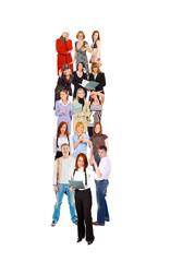 Fototapeta premium team on a march