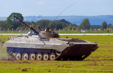 BMP 2 fighting vehicle