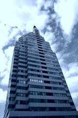 Fototapeta premium modern building at duotone