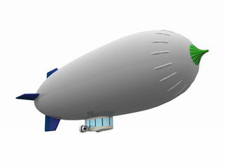 Obraz premium White Blimp