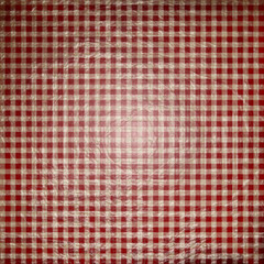Red picnic fabric