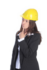 businesswoman thinking