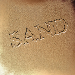 wet sand