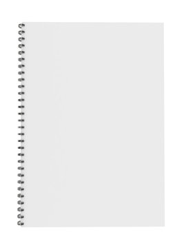 Blank Notebook Isolated On White
