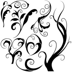 Floral elements M - popular floral segments