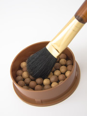 Makeup brush and powder ball 