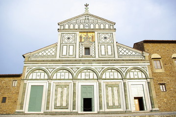 Fototapeta na wymiar Florencja: Bazylika San Miniato Monte 1