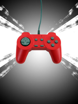 game controller w clipping path
