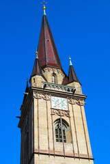 Clock tower of Radolfzell church