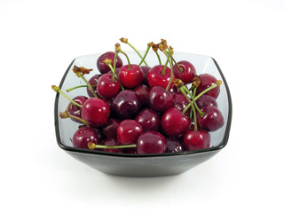 cherry fruit food isolated on white background