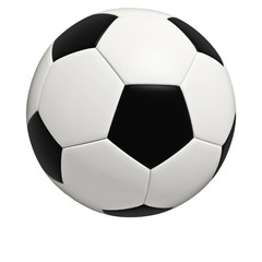 isolated soccer ball