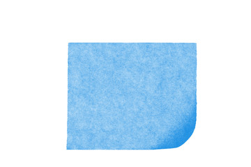 isolated blank postit paper on withe background