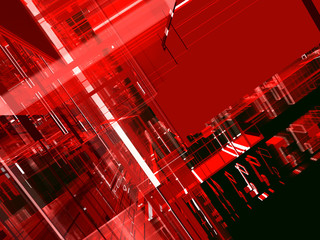 abstract red urbanism luminous background