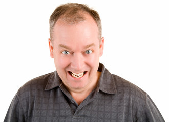 Obraz premium Smiling Middle Aged Man