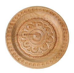 Hand maden wooden plate