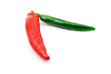 green and red peppers