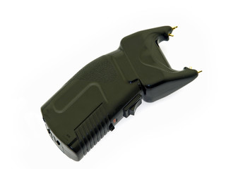 Elektroschocker freigestellt auf weißem Hintergrund