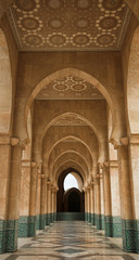 Fototapeta premium Archway w meczecie Hassana II