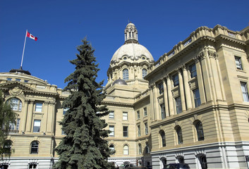 Fototapeta na wymiar Ustawodawcza w Alberta budynku.