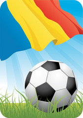 Naklejka premium Soccer - Romania