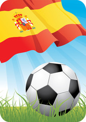 Naklejka premium Soccer - Spain