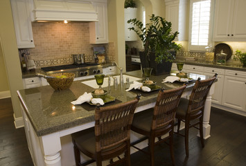 Modern luxury home kitchen.