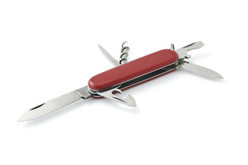 Red Swiss army knife
