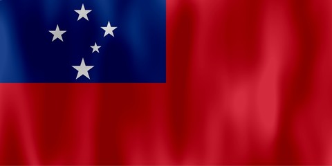 drapeau samoa flag