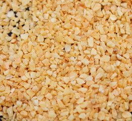 minced garlic background