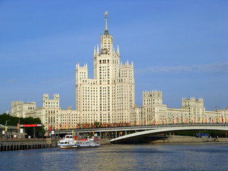 Fototapeta na wymiar Stalin's Empire style building