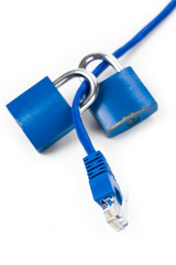 Lock and network cable