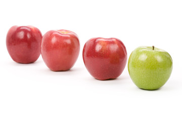 Green Apple red apple