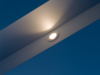 Lamp in the ceiling
