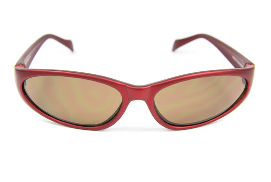 Stylish red sunglasses