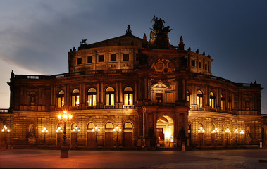 Obraz premium Semperoper Dresden
