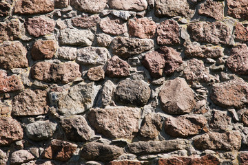 Granite blocks in an old fortification