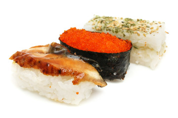 Three Japanese Sushi